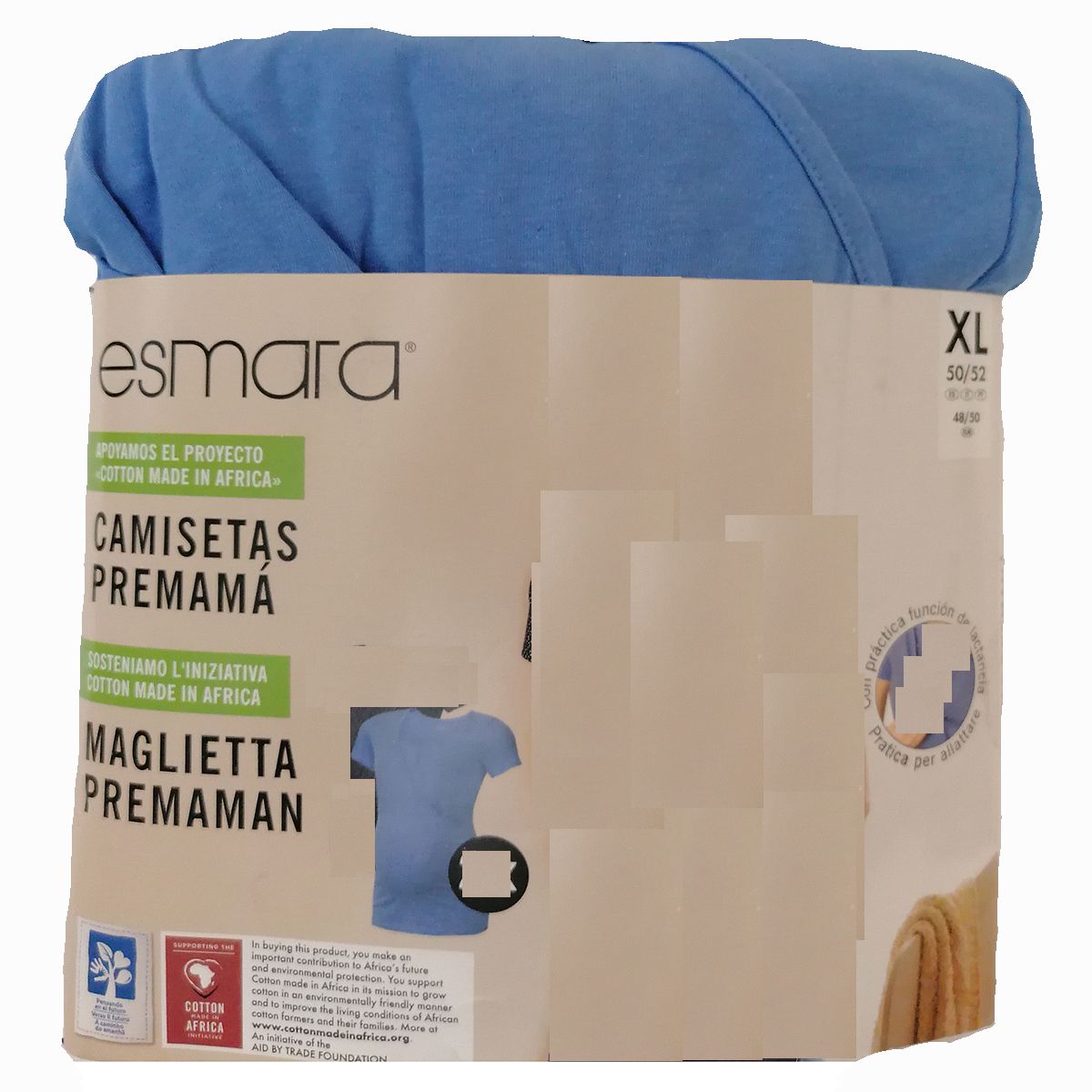 تی شرت آستین کوتاه بارداری اسمارا مدل 8773652 - - 3