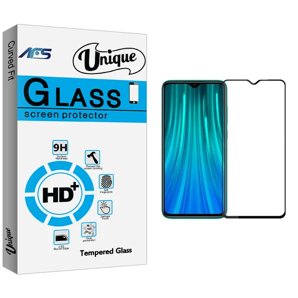 محافظ صفحه نمایش ای اف اس مدل Unique Glass مناسب برای گوشی موبایل Redmi note8 pro