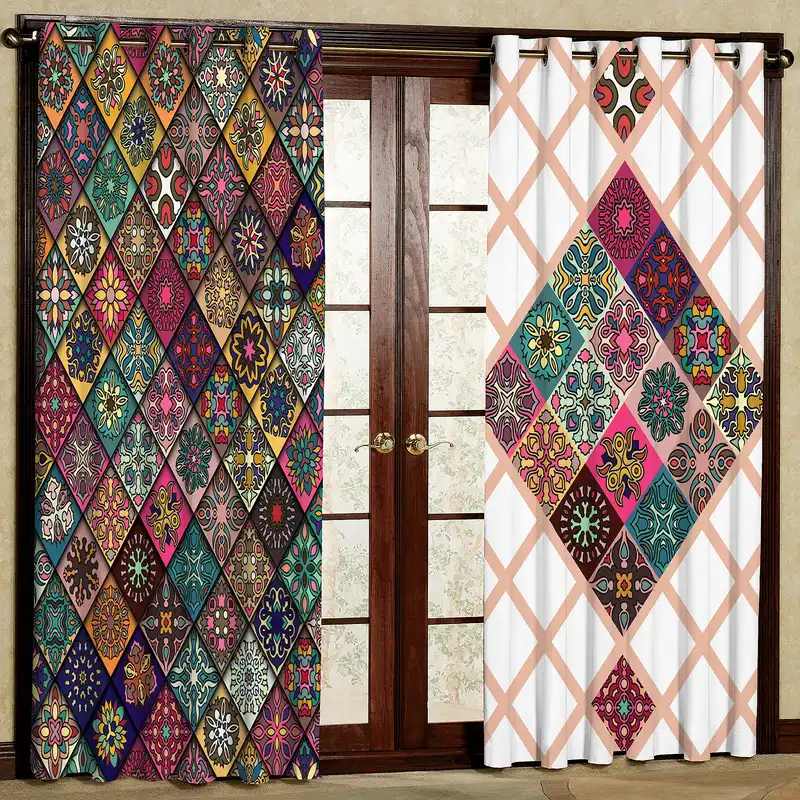 پرده مدل هازان طرح سنتی سایز 280x140 سانتی متر