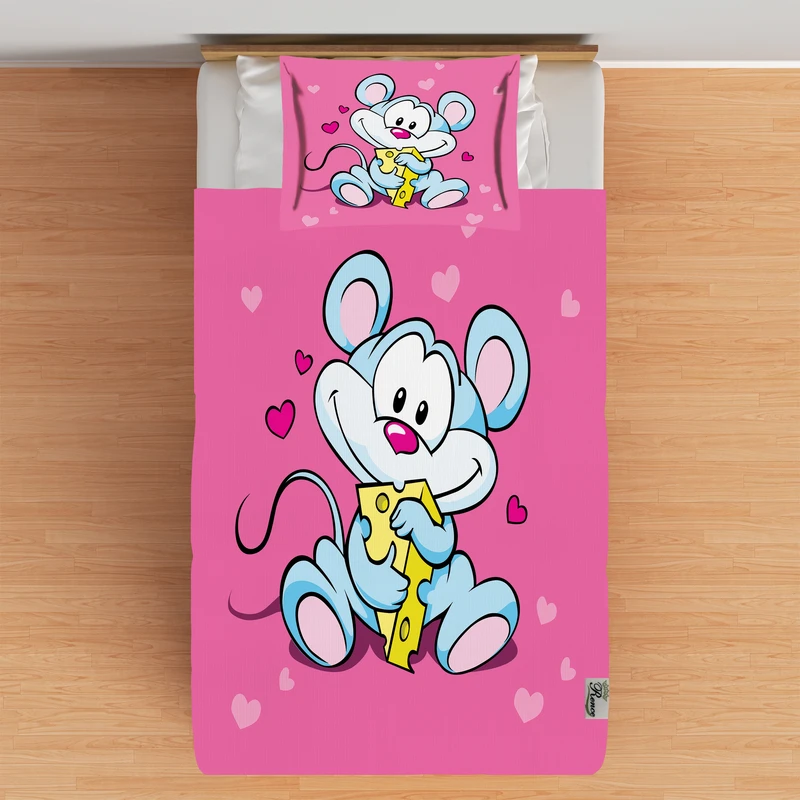 سرویس ملحفه رنس مدل B2-10065 یک نفره 2 تکه