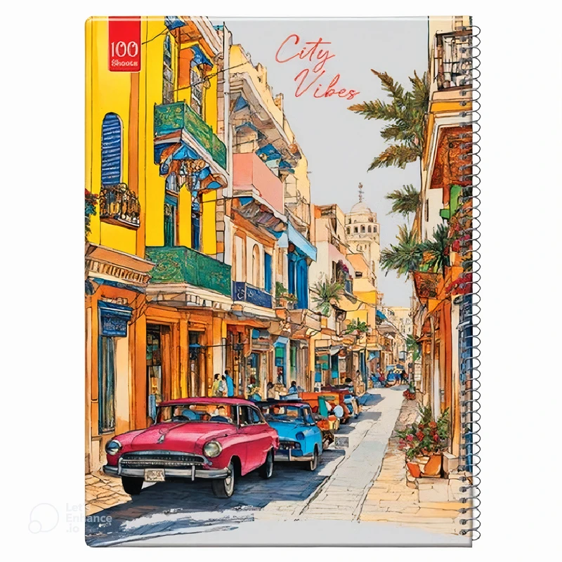 دفتر مشق 100 برگ مدل بناهای شهری کد 102179