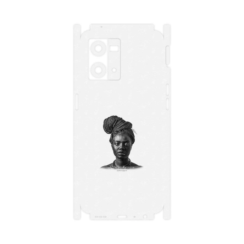 برچسب پوششی ماهوت مدل Portrait of an African Woman-FullSkin مناسب برای گوشی موبایل اپو Reno 8 4G