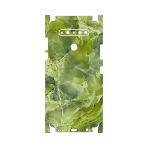 MAHOOT Green-Crystal-Marble-FullSkin Cover Sticker for LG K51s