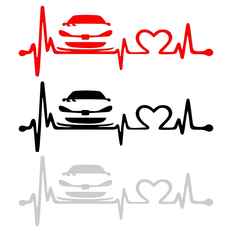 برچسب بدنه خودرو ماتریسیو طرح ماشین 206 کد M252 بسته 3 عددی