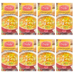سوپ سبزیجات ترخینه -70 گرم بسته 8 عددی