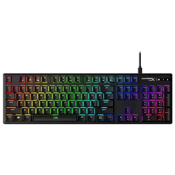 کیبورد مخصوص بازی هایپرایکس مدل HyperX keyboard Alloy Origins RGB Mechanical Tactile switch 