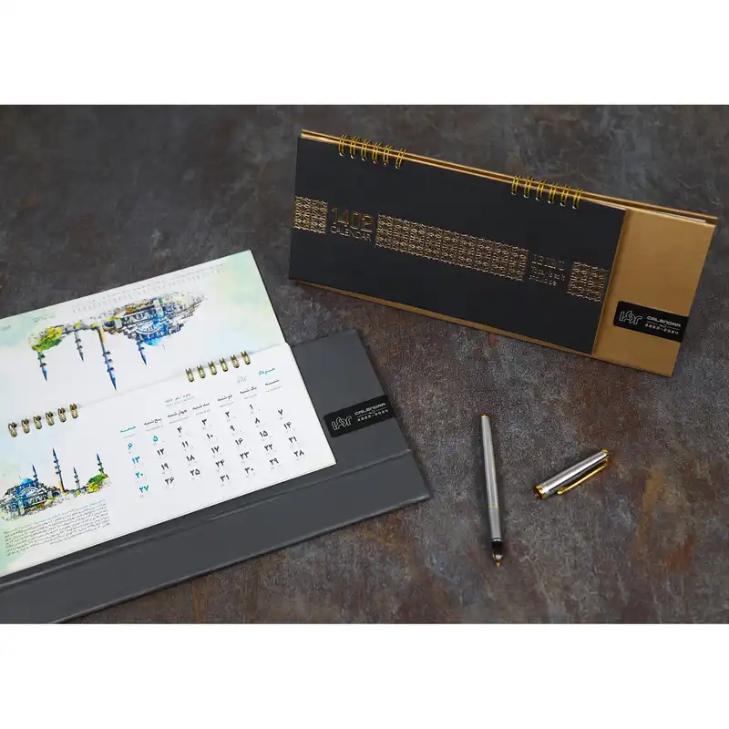 تقویم رومیزی سال 1402 مدل چکاوک کد 601