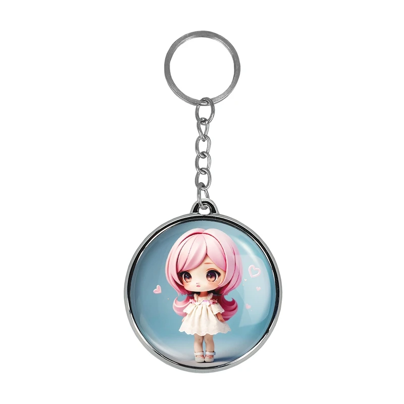 جاکلیدی خندالو طرح دخترانه (Girlish) مدل دوطرفه کد 3688336884