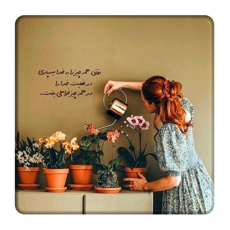 تابلو کاشی مدل دختر