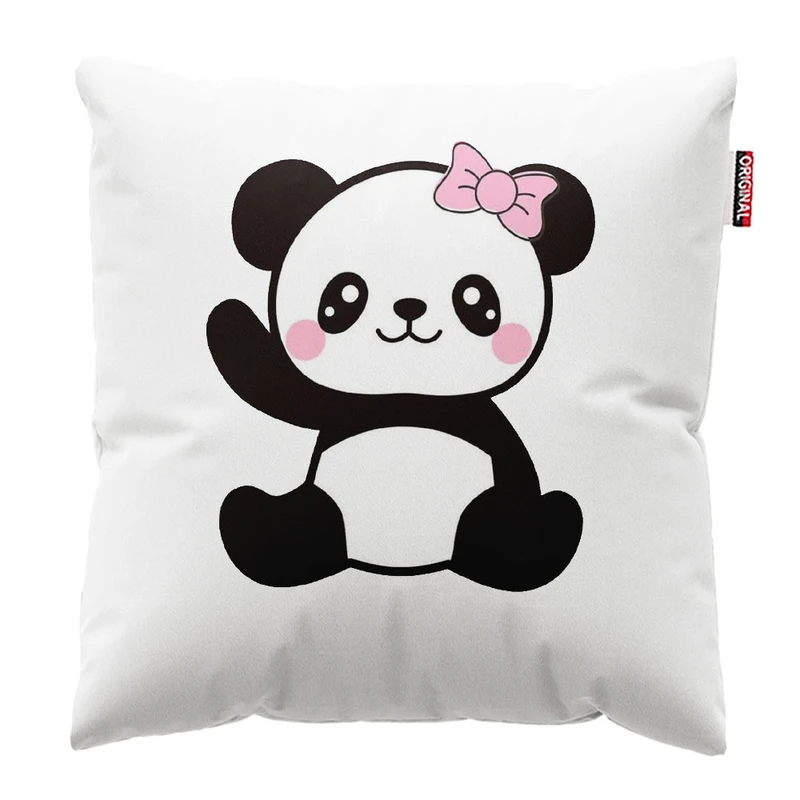 کوسن پاد آفرین طرح پاندا بامزه کد 3003 سایز 30*30 سانتی متر