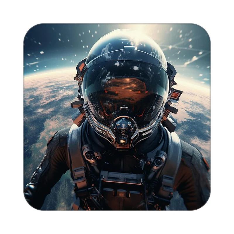 زیر لیوانی کاکتی طرح فضانورد مدل mp46148