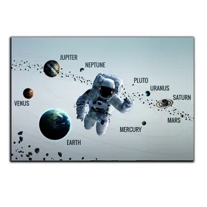 تابلو شاسی بکلیت طرح فضانورد و منظومه شمسی مدل SH-S4523