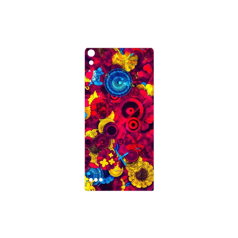 برچسب پوششی ماهوت مدل Vector Flower Garden Digital Art مناسب برای گوشی موبایل هوآوی Ascend P6