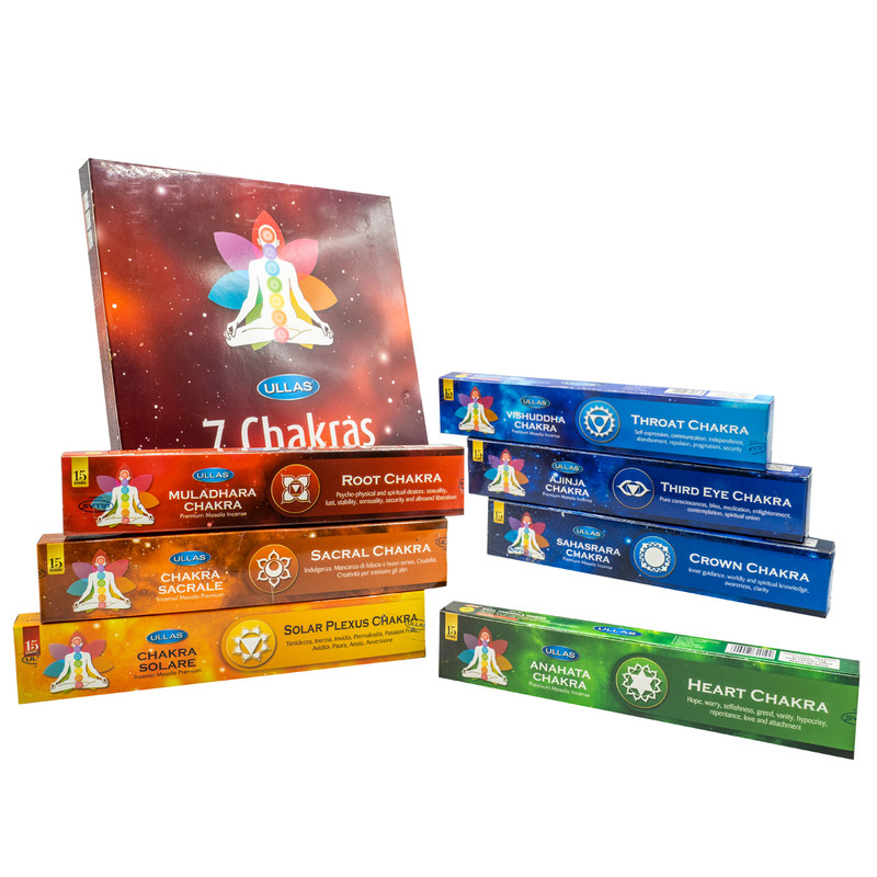 عود اولاس مدل 7 Chakras کد 1595 مجموعه 7 عددی