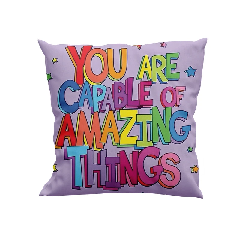 کوسن پاد آفرین مدل تو توانایی انجام کارهای شگفت انگیز رو داری کد DKK860