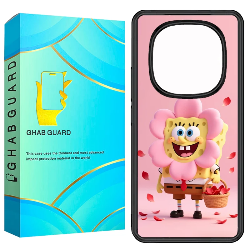 کاور قاب گارد طرح باب اسفنجی مدل GN14P مناسب برای گوشی موبایل شیائومی Redmi Note 14 Pro 5G / Note 14 Pro Plus 5G