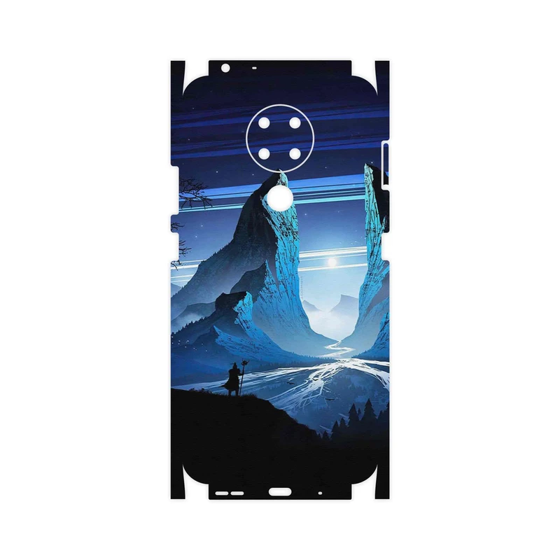 برچسب پوششی ماهوت مدل Blue Mountains Digital Art-FullSkin مناسب برای گوشی موبایل نوکیا 3.4