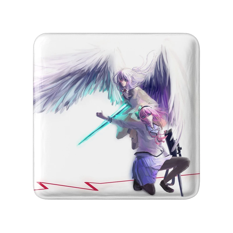 مگنت خندالو طرح یوری و کاناده انیمه آنجل بیتس مدل مربعی کد 31921