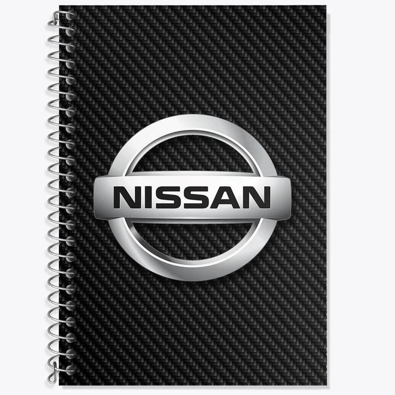 دفتر زبان 50 برگ خندالو مدل سه خط طرح نیسان Nissan کد 30723