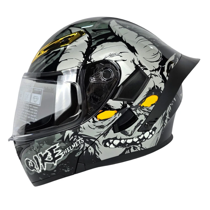 کلاه کاسکت فک متحرک کایک مدل 772 طرح Bull Demon King