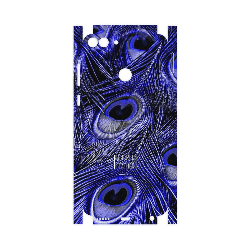 برچسب پوششی ماهوت مدل Purple Feather-FullSkin مناسب برای گوشی موبایل هوآوی P Smart