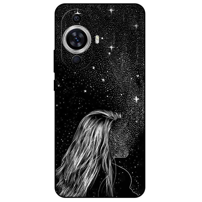 کاور مگافون طرح دخترانه مدل 8264 مناسب برای گوشی موبایل هوآوی Nova 11     