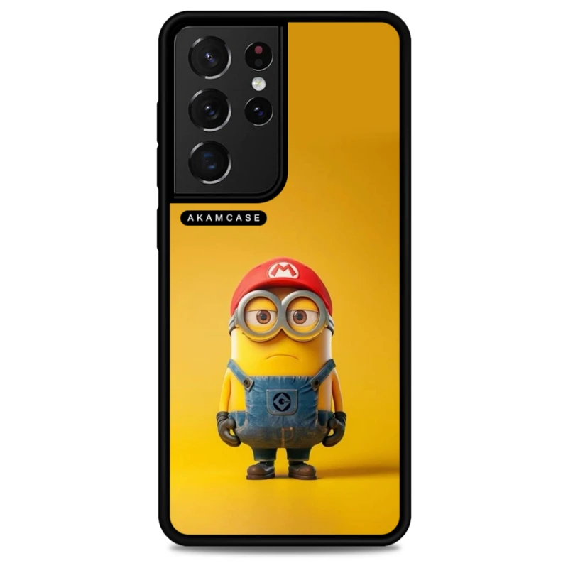 کاور آکام مدل AMC-WSGS21U-MINIONS6 مناسب برای گوشی موبایل سامسونگ Galaxy S21 Ultra