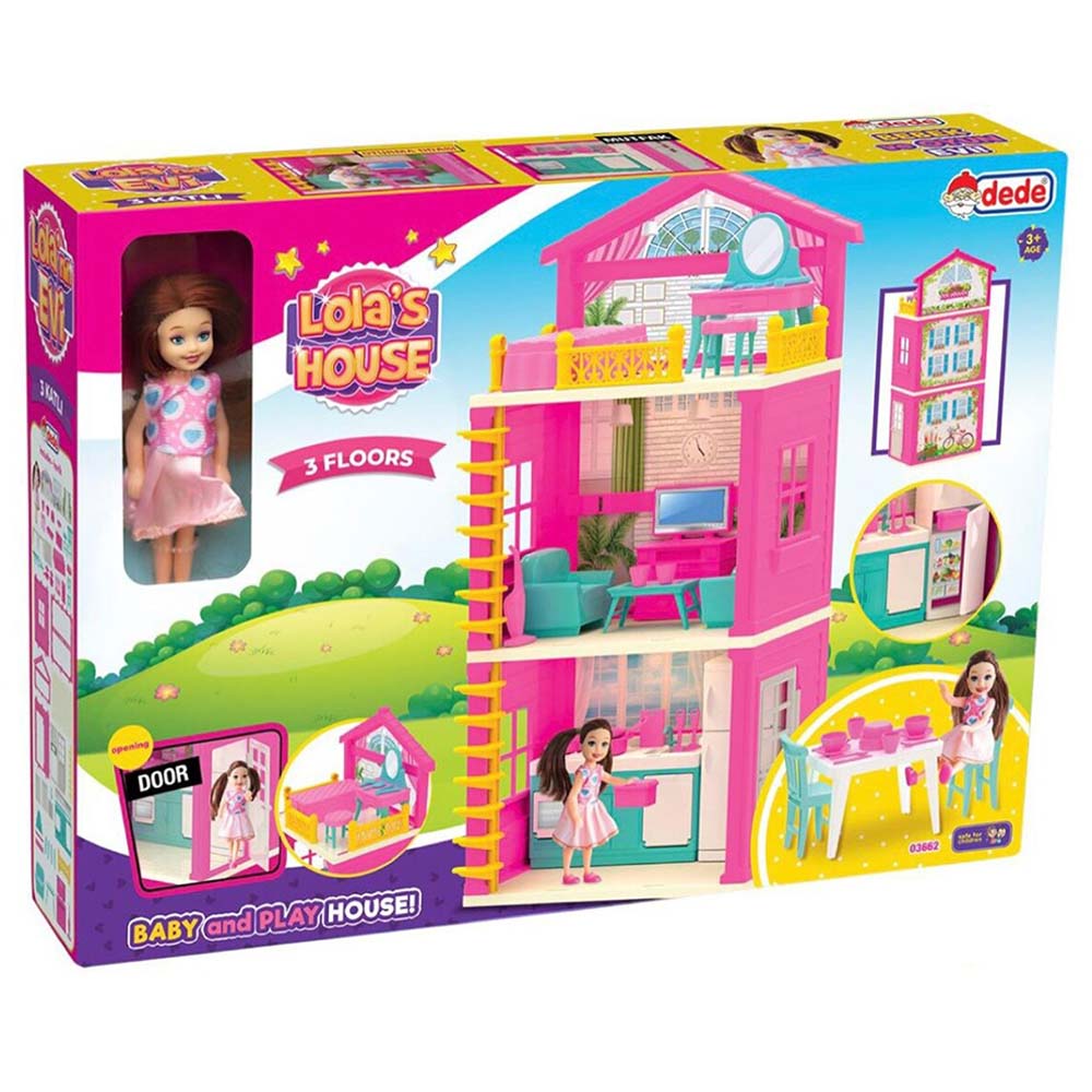 اسباب بازی خانه عروسک دد مدل Lola s House 3 Floors کد 03662