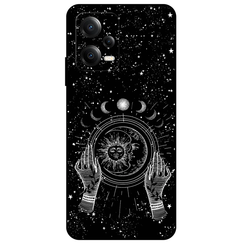 کاور مگافون طرح ماه و خورشید مدل 1892 مناسب برای گوشی موبایل شیائومی Poco X5 5G 