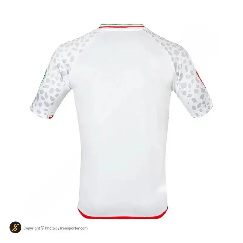 ست تی شرت و شلوارک ورزشی مردانه مروژ مدل ایران جام جهانی قطر کد 2022H