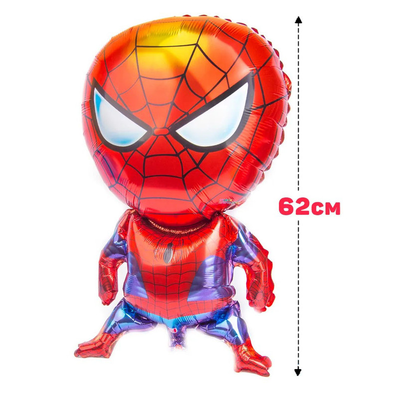 بادکنک فویلی طرح مرد عنکبوتی کد DB20 مجموعه 5 عددی