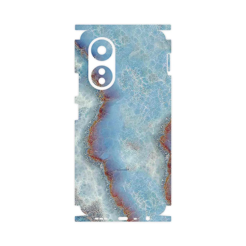 برچسب پوششی ماهوت مدل Blue_Ocean_Marble-FullSkin مناسب برای گوشی موبایل اپو A58 4G