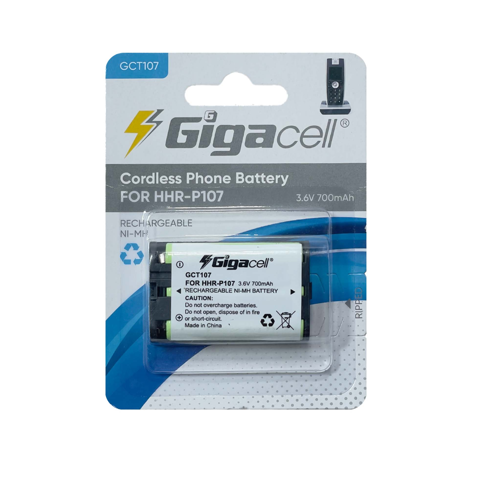 باتری تلفن بی سیم گیگاسل مدل GCT107