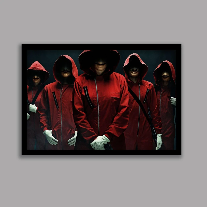 تابلو مدل سریال خانه کاغذی Money Heist کد LA-G10653-2