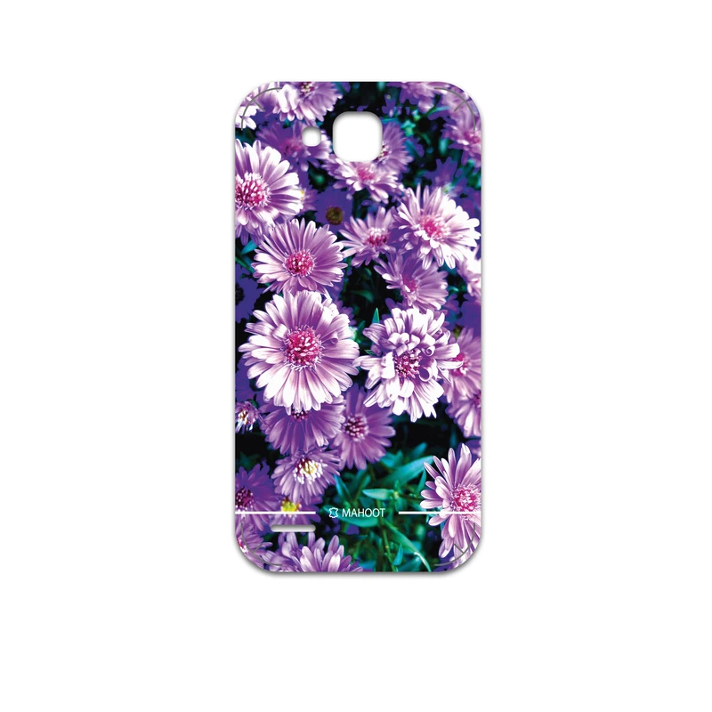 برچسب پوششی ماهوت مدل Purple-Flower مناسب برای گوشی موبایل آنر 3X G750