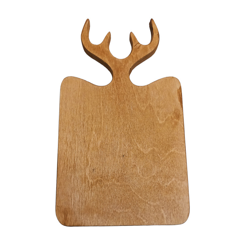 تخته سرو مدل چوبی طرح گوزن مجموعه 3 عددی