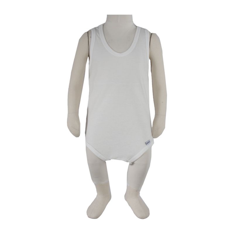 بادی نوزادی آدمک کد 170005 رنگ سفید - - 2