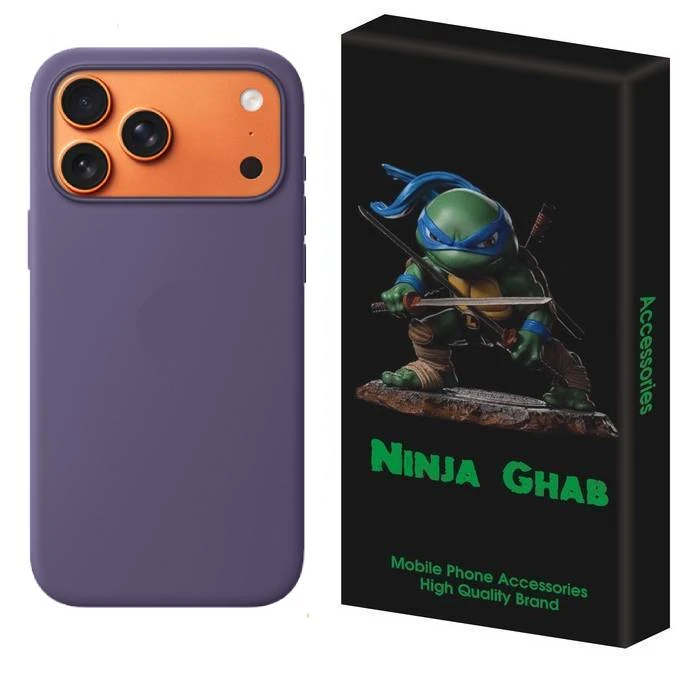 کاور نینجا قاب مدل سیلیکونی پاک کنی مناسب برای گوشی موبایل اپل iPhone 17 Pro