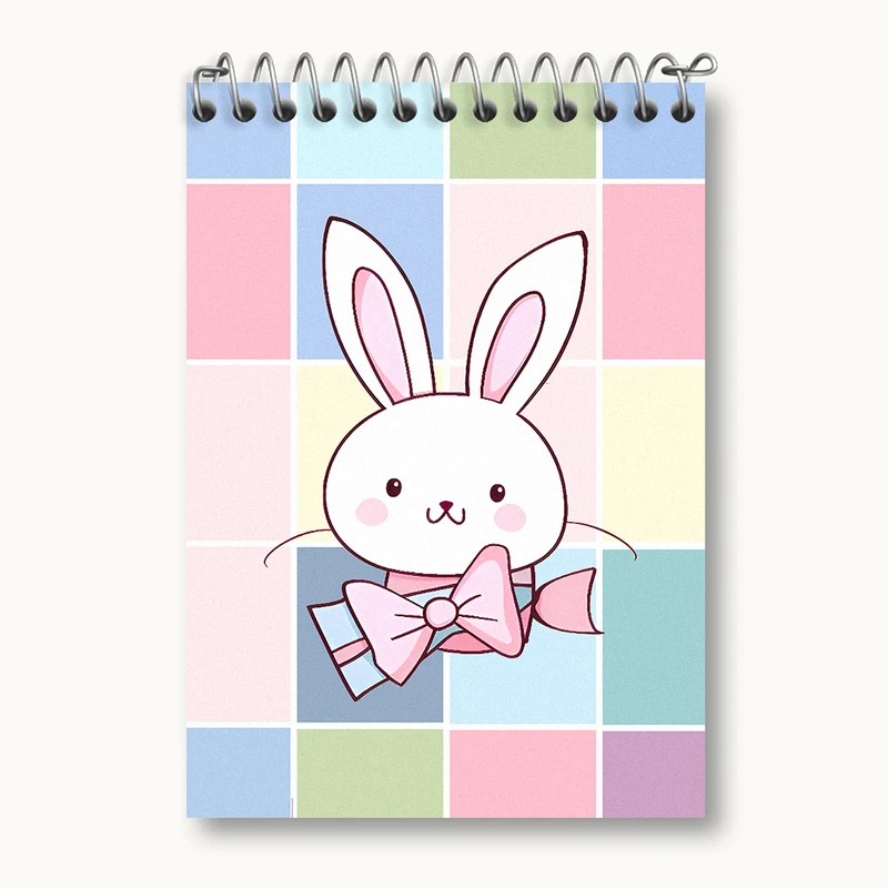 دفتر یادداشت 50 برگ خندالو طرح خرگوش کیوت کد N3701