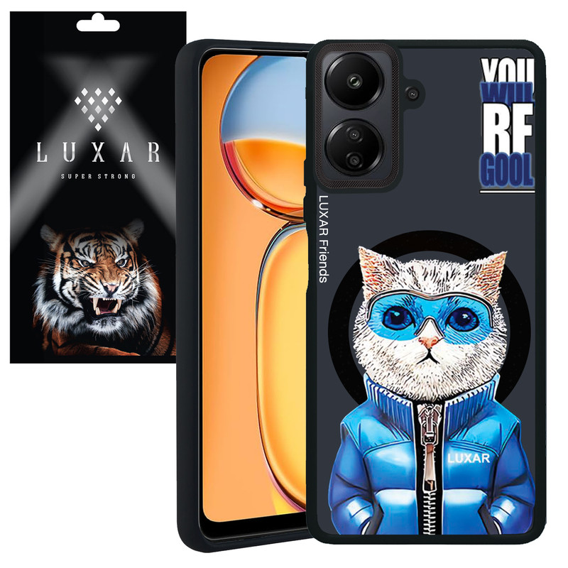 کاور لوکسار مدل Rich Cat  مناسب برای گوشی موبایل شیائومی Redmi 13C / Poco C65