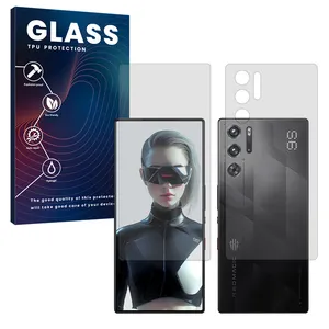 Glass Resistant model transparent Screen Protector Suitable for ZTE Nubia Red Magic 9S Pro Mobile Phone Comes with a back protector