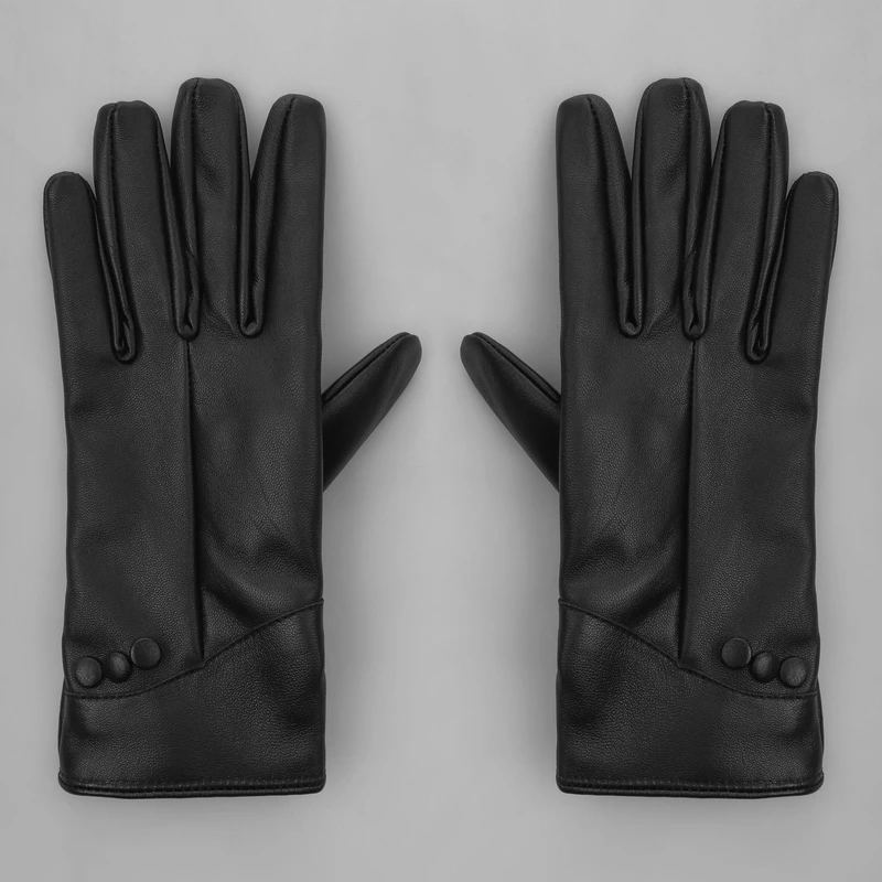 دستکش زنانه چرم مشهد مدل R0203