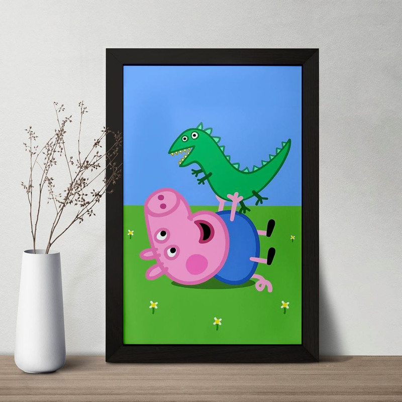 تابلو خندالو مدل جورج انیمیشن پپا پیگ Peppa pig  کد 22072