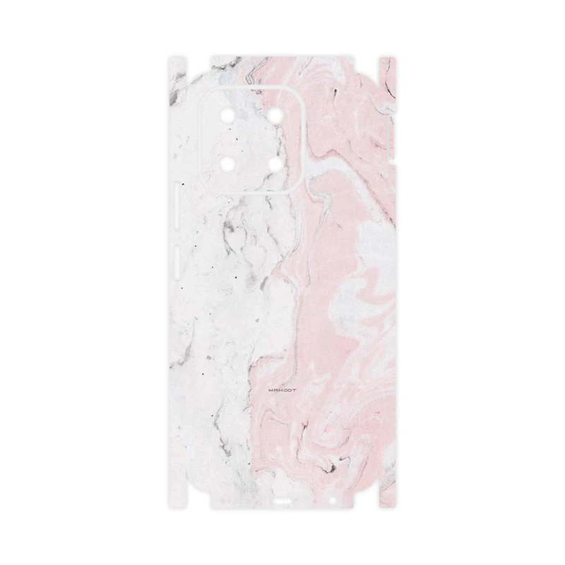 برچسب پوششی ماهوت مدل Blanco_Pink_Marble-FullSkin مناسب برای گوشی موبایل آنر X6b