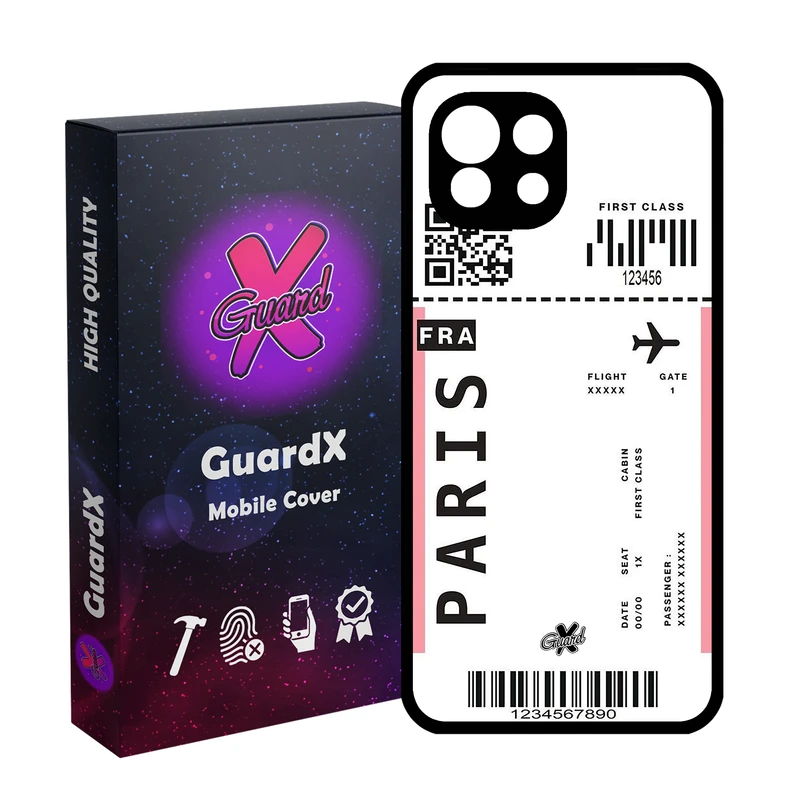 کاور گارد ایکس طرح پاریس مدل Glass10526 مناسب برای گوشی موبایل شیائومی  MI 11 Lite