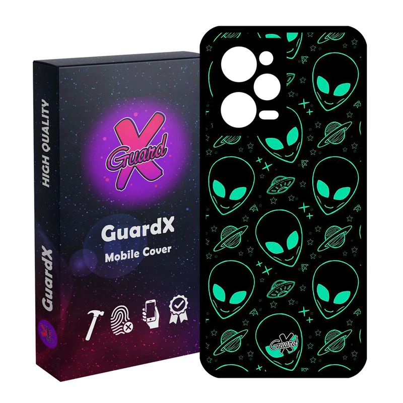 کاور گارد ایکس طرح Alien مدل Glass10200 مناسب برای گوشی موبایل شیائومی Redmi Note 12 Pro 5G/Poco X5 Pro 5G/Note 12 Pro Pro speed