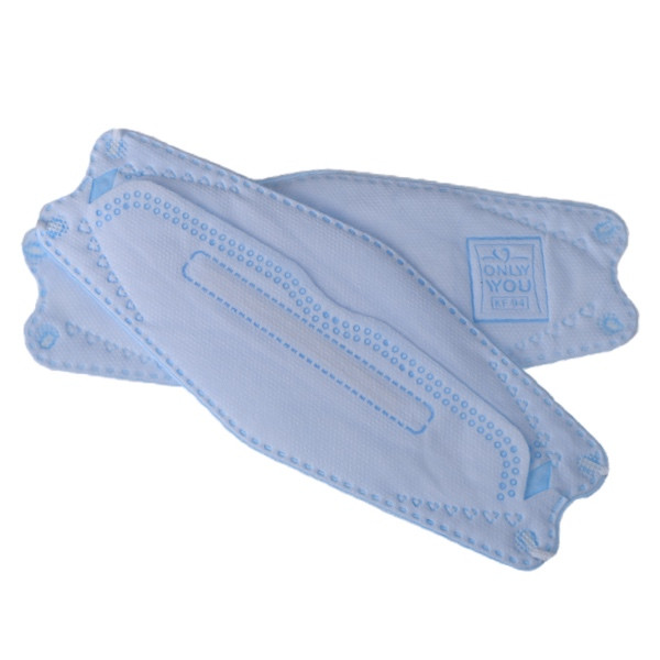 ماسک تنفسی اونلی یو مدل سه بعدی KF94 BW3D بسته 25 عددی