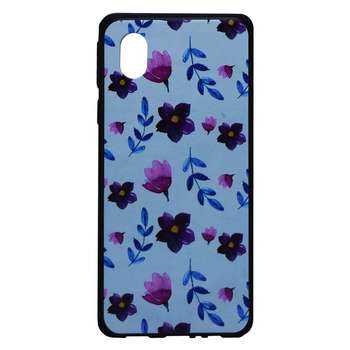 کاور طرح گل مدل Hap-py مناسب برای گوشی موبایل سامسونگ Galaxy A01 Core