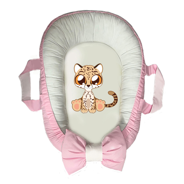 سرویس خواب سه تکه نوزاد مدل گارد محافظ دار طرح ببرخالخالی کد67