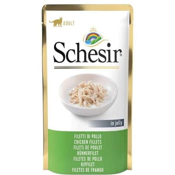 غذای پوچ گربه شسیر مدل فیله مرغ وزن 85 گرم